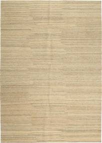 Kelim Moderni Matto 207X291 Moderni Käsinkudottu Tummanbeige/Beige (Villa, Persia/Iran)