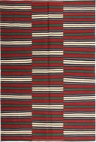 Kelim Moderní Koberec 172X259 Moderní Ruční Tkaní Tmavě Hnědá/Tmavě Červená (Bavlna, Persie/Írán)