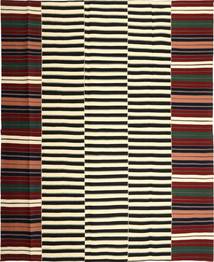 Kilim Modern Rug 290X348 Authentic
 Modern Handwoven Dark Grey/Beige Large (Cotton, Persia/Iran)