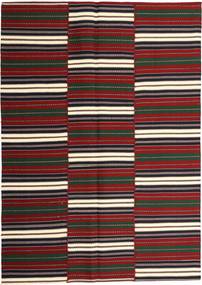 Kilim Modern Rug 169X246 Authentic
 Modern Handwoven Dark Grey/Dark Red (Cotton, Persia/Iran)