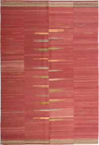 Kilim Modern Rug 208X312 Authentic
 Modern Handwoven Rust Red/Dark Red (Wool, Persia/Iran)