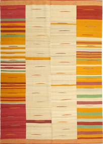 Kilim Modern Rug 225X322 Authentic
 Modern Handwoven Dark Beige/Orange (Wool, Persia/Iran)