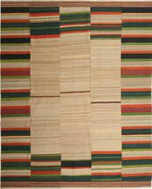 Kilim Modern Rug 275X344 Authentic
 Modern Handwoven Light Brown/Brown/Dark Green Large (Wool, Persia/Iran)