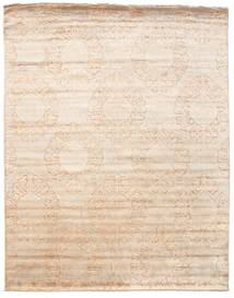 Damask Rug 241X306 Authentic
 Modern Handknotted Beige/Light Pink ( India)