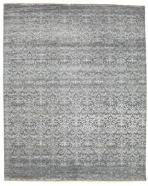 Damask Rug 253X310 Authentic
 Modern Handknotted Light Grey/Beige Large ( India)