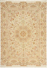 Tabriz#60 Raj silk warp carpet AXVZC1003