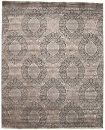 Damask Rug 235X310 Authentic
 Modern Handknotted Light Grey/Dark Grey ( India)