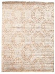 Damask Rug 230X307 Authentic
 Modern Handknotted Beige/Light Brown ( India)