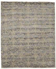 Damask Dywan 252X308 Nowoczesny Tkany Ręcznie Jasnoszary/Zielony/Oliwkowy Duży ( Indie)