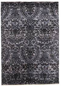Damask 러그 169X243 정품
 모던 수제 다크 그레이/블랙 ( 인도)