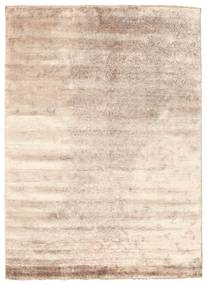 Damask Tapete 175X240 Moderno Feito A Mão Branco/Creme/Castanho Escuro ( Índia)