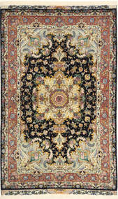 Tabriz 70 Raj silk warp Signet:Hajizadeh carpet AXVZC1012