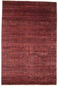 Damask Rug 200X306 Authentic
 Modern Handknotted Dark Red/Brown ( India)