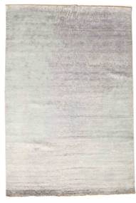 Damask Tapete 202X297 Moderno Feito A Mão Cinzento Claro/Bege Escuro ( Índia)