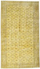 Colored Vintage Rug 161X282 Authentic
 Modern Handknotted Yellow/Olive Green (Wool, Turkey)
