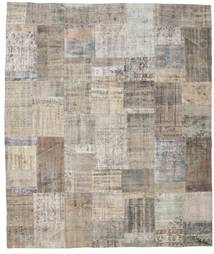 Patchwork Tapijt 253X300 Echt Modern Handgeknoopt Lichtbruin/Lichtgrijs Groot (Wol, Turkije)