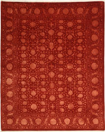 Tabriz Royal Magic Matto 202X250 Itämainen Käsinsolmittu Ruoste/Tummanpunainen ( Intia)