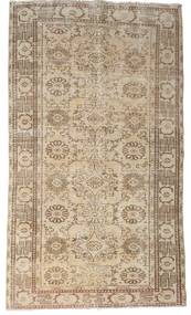 Colored Vintage Sag 155X267 Autentični
 Moderni Ručno Uzlan Svjetlosmeđa (Vuna, Turska)