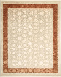 Tabriz Royal Magic Tapijt 200X248 Echt Oosters Handgeknoopt Lichtbruin/Beige ( India)