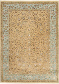 Tabriz Royal Magic Tapete 172X244 Oriental Feito A Mão Castanho Claro ( Índia)