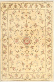Yazd Tappeto 166X251 Orientale Fatto A Mano Rosa Chiaro/Giallo (Lana, Persia/Iran)