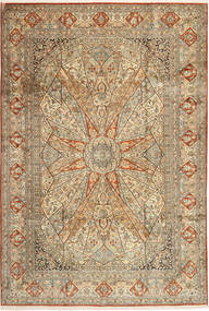 Kashmir pure silk carpet AXVZH16