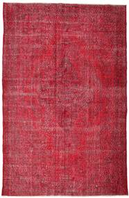 Colored Vintage Tapijt 210X324 Echt Modern Handgeknoopt Rood/Donkerrood/Roestkleur (Wol, Turkije)