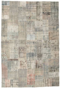 Patchwork Teppich
 203X298 Echter Moderner Handgeknüpfter Hellgrau (Wolle, Türkei)