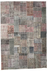 Patchwork Teppich
 201X299 Echter Moderner Handgeknüpfter Dunkelgrau/Hellgrau (Wolle, Türkei)