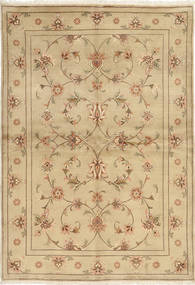 Yazd Tappeto 171X250 Orientale Fatto A Mano Beige/Beige Scuro/Marrone Chiaro (Lana, Persia/Iran)