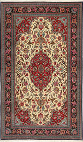Ghom Sherkat Farsh Teppich 153X260 Echter Orientalischer Handgeknüpfter Dunkelgrau/Dunkelrot (Seide, Persien/Iran)