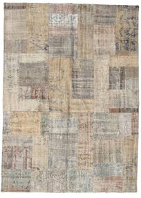 パッチワーク 絨毯 173X240 モダン 手織り 薄茶色/薄い灰色 (ウール, トルコ)