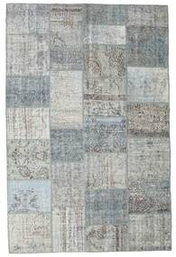 Patchwork Szőnyeg 198X301 Modern Csomózású Világosszürke/Sötétszürke (Gyapjú, Törökország)