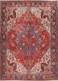 Heriz Rug 298X414 Authentic
 Oriental Handknotted Brown/Dark Red Large (Wool, Persia/Iran)