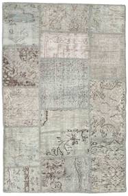 Patchwork Tapijt 98X152 Echt Modern Handgeknoopt Lichtgrijs (Wol, Turkije)