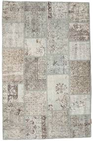 Patchwork Sag 120X184 Autentični
 Moderni Ručno Uzlan Svjetlosiva/Tamna Bež (Vuna, Turska)