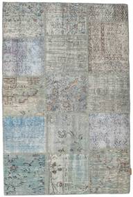 Patchwork Tapijt 120X181 Echt Modern Handgeknoopt Lichtgrijs/Donkergrijs (Wol, Turkije)