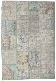 Patchwork Rug 138X202 Authentic
 Modern Handknotted Light Grey/Dark Grey (Wool, Turkey)