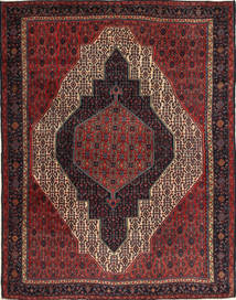 Senneh Rug 230X310 Authentic
 Oriental Handknotted Dark Red/Black (Wool, Persia/Iran)