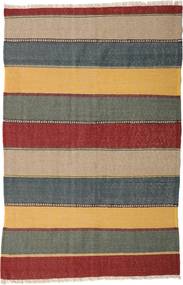 Kilim Alfombra 122X186 Oriental Tejida A Mano Marrón Claro/Rojo Oscuro (Lana, Persia/Irán)