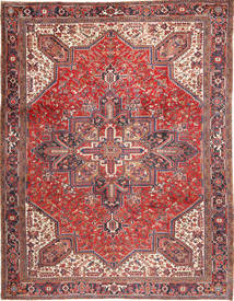 Heriz Rug 293X380 Authentic
 Oriental Handknotted Brown/Dark Red Large (Wool, Persia/Iran)