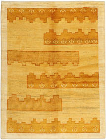 Gabbeh Persia Tappeto 149X198 Moderno Fatto A Mano Marrone Chiaro/Arancione (Lana, Persia/Iran)