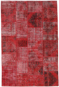 Patchwork Teppe 200X304 Ekte Moderne Håndknyttet Mørk Rød/Rød (Ull, Tyrkia)