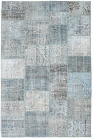 Patchwork Rug 198X301 Authentic
 Modern Handknotted Light Grey/Light Blue (Wool, Turkey)
