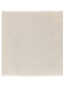 Melange - Sand Rug 300X300 Authentic
 Modern Handwoven Square Beige Large (Wool, India)