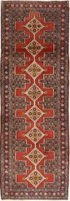 Senneh Tapete 92X286 Oriental Feito A Mão Tapete Passadeira Castanho Claro/Castanho Escuro (Lã, Pérsia/Irão)