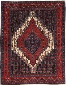 Senneh Rug 122X160 Authentic
 Oriental Handknotted Dark Red (Wool, Persia/Iran)