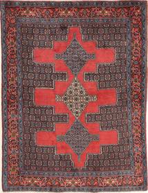 Senneh 러그 121X160 정품
 오리엔탈 수제 다크 레드/다크 브라운 (울, 페르시아/이란)