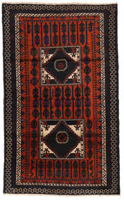 Baluch 러그 103X172 정품
 오리엔탈 수제 다크 레드/러스트 레드 (울, 아프가니스탄)