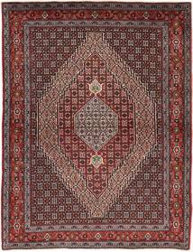 Senneh Rug 125X165 Authentic
 Oriental Handknotted Dark Red/Light Brown (Wool, Persia/Iran)